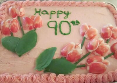 Cake cutting celebration